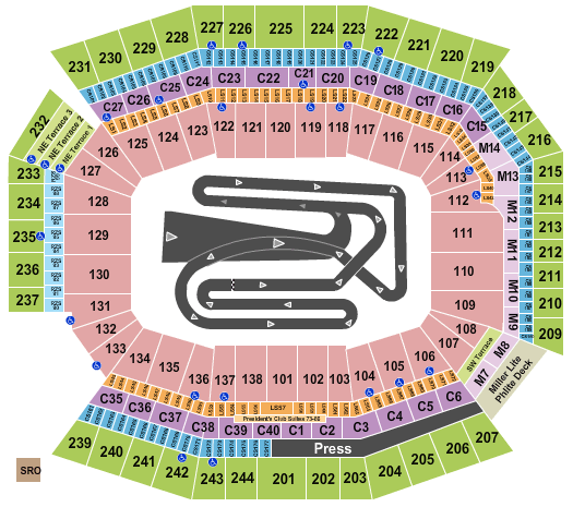 Lincoln Financial Field Supercross Seating Chart